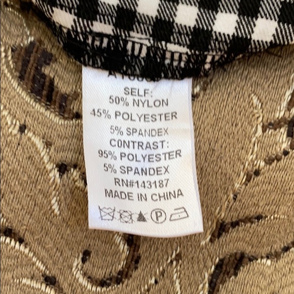 Dance & Marvel size S checkered crop top - Picture 6 of 8